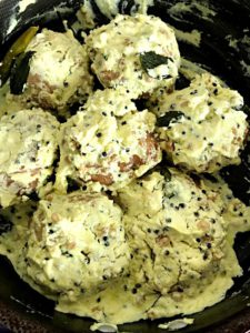 Perugu Garelu or Curd Vada