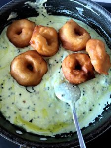 Perugu Garelu or Curd Vada